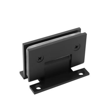 Imagem de Dobradiça de porta de vidro de latão, dobradiças de porta de chuveiro de 90 graus, kit de substituição de porta de chuveiro resistente para portas de vidro sem moldura de 5/40.6 cm-1/5.1 cm (10-12 mm