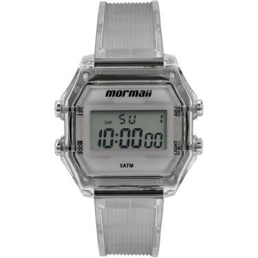 Imagem de Relógio MORMAII feminino digital translúcido MO05623B/8C