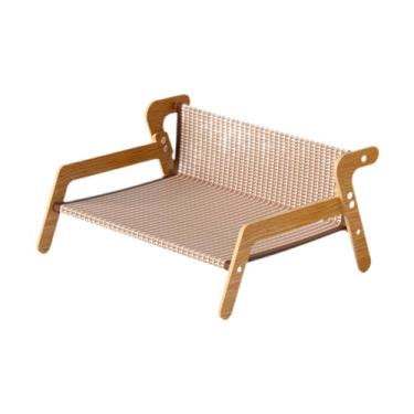 Imagem de Fenteer Arranhador para gatos, espreguiçadeira, garras de trituração, proteção para móveis, prancha para arranhar gatos, espreguiçadeira para gatos internos, Sisal