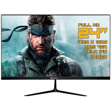 Imagem de Monitor Led 24 Ips Haoqing Hq24 Hdmi 100 Hz Preto