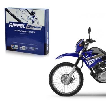 Imagem de Kit Relação Transmissão Riffel Xtz 125 De 2003 Ate 2015