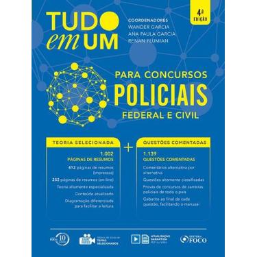 Imagem de Livro - Tudo em um: Para concursos policiais - 4ª edição - 2018