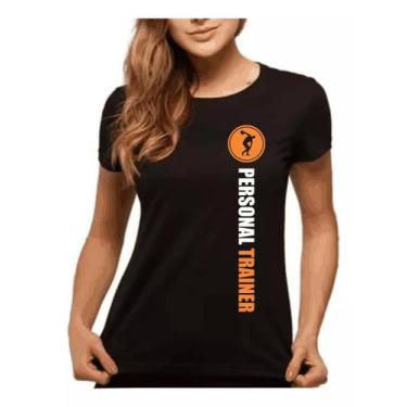 Imagem de Camiseta Feminina Baby Look DryFit Personal Trainer Uniforme - Criel C