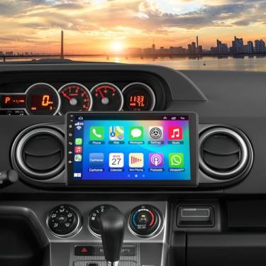 Imagem de Rádio automotivo Android 13 de 4 GB + 64 GB para Toyota Scion XB Radio 2007-2019, tela sensível ao toque de 9 polegadas, compatível com CarPlay sem fio e Android Auto
