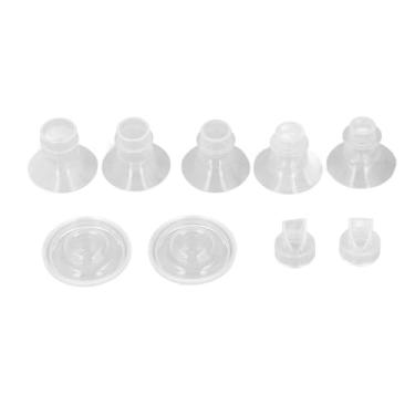 Imagem de SIWOTED Tampa de flange Válvulas Duckbill Substituição de diafragma de silicone Válvula Duckbill Acessórios de diafragma para bomba de busto