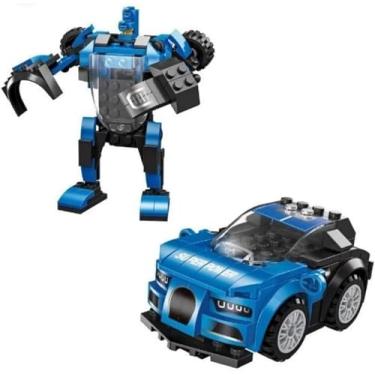 Imagem de Carrinho de Montar Blocos 451 Peças Preto - Brinquedo Educativo Engenharia Criativo STEM - Kit Montagem Infantil Desenvolvimento Cognitivo - Presente Criança