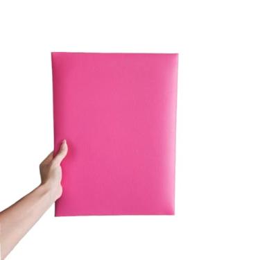 Imagem de Kit Cabeceira de Cama Placas Estofadas 30x40cm (Rosa-Courino,8)