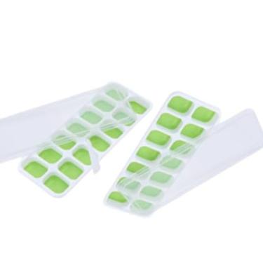 Imagem de Forma De Gelo Fundo Tampa Rígida(Kit 2 (verde))