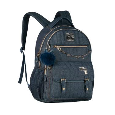 Imagem de Mochila Costa Jeans Rebecca Bonbon Escolar Juvenil