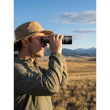 Imagem de Telescópio monocular HD BAK7 de alta potência 16 x 52 lente prisma FMC à prova d'água à prova de neblina para observação de pássaros, caminhadas, acampamento, viagens