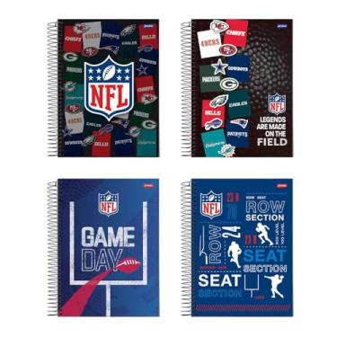 Imagem de CADERNO UNIVERSITARIO NFL FUTEBOL AMERICANO CADERNO DIGITAL COM PAUTA INTELIGENTE 10 MATERIAS 160 FOLHAS