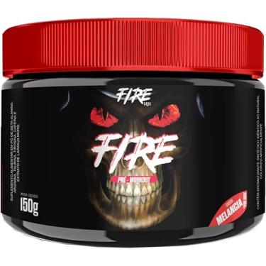 Imagem de Absolut Nutrition, Pré-treino complementado com Beta-alanina, Arginina, Taurina, e Cafeína, Sabor melancia, Fire, 150 gramas