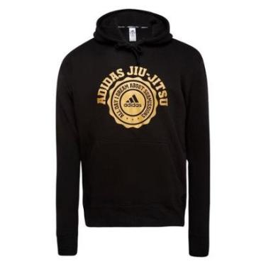 Imagem de BLUSA DE MOLETOM ADIDAS GENERIC BJJ COM CAPUZ - MASCULINO-Masculino