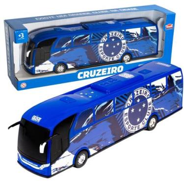 Imagem de Ônibus De Futebol Licenciado - Brinquedo Infantil Com Design Realista 