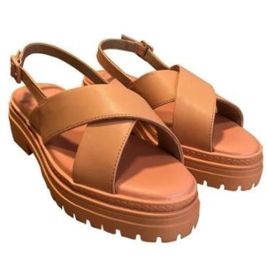 Imagem de Sándalia AnaCapri Salto Baixo Laranja-Unissex