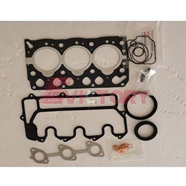 Imagem de EVICTORY Para peças de reconstrução ISUZU Anel de pistão do motor 3LA1 + rolamento de eixo de manivela + kit de junta de revisão