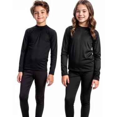 Imagem de Blusa + Calça Roupa Termica Segunda Pele - Loja Rey Shop, Preto, 8