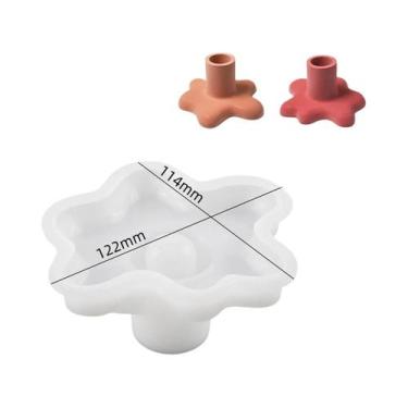 Imagem de Molde De Silicone Para Suporte De Vela Em Forma De Gota d'Água Para De