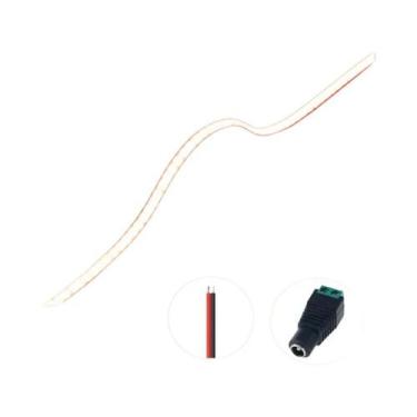 Imagem de Fita LED COB Ultra Fina 12V 3mm Colorida Regulável 3000K 4000K 6000K 4