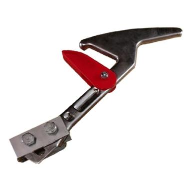 Imagem de Generic Trava de degrau para escada extensível, peças para escada telescópica, ferragens premium, estabilizador, fácil de instalar, alumínio estável, Parafuso Esquerdo de 4.5 Cm