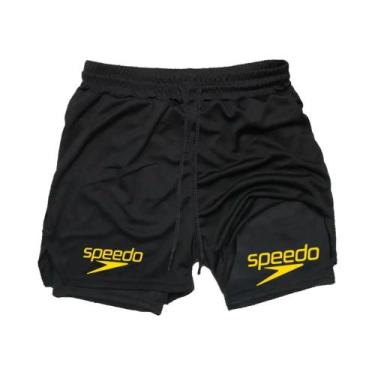 Imagem de Shorts Masculinos De Secagem Rápida 2 Em 1 Para Treino De Academia, Es