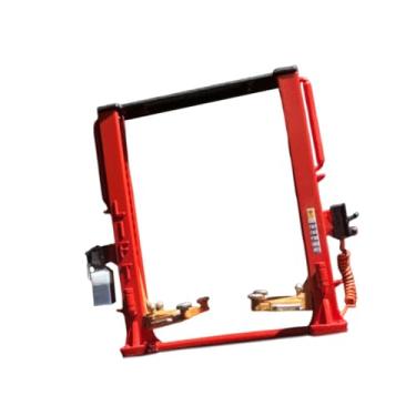 Imagem de KiBcsLic Miniatura realista de elevador de carros em escala 1:64 para fotos, artesanato, manutenção, escultura em miniatura para estacionamentos, mesa de, Edição Deluxe Vermelha