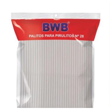 Imagem de Palito Pirulito Bwb Grande 50un Cristal