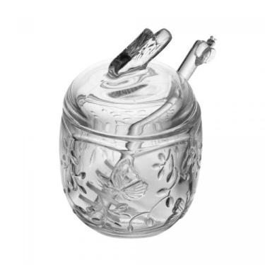 Imagem de Meleira Cristal C/Pegador C/Tampa New Butterfly 220ml 220871 Lyor