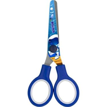 Imagem de Tesoura Escolar Decorada Orion 13CM Astronauta Blister C/ 1 - BRW
