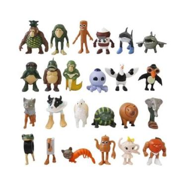 Imagem de Conjunto De 24 Mini Figuras De Ação Engraçadas Italianas Tung Tung Tun