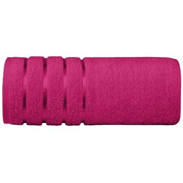 Imagem de Elegant Comfort Toalha de banho jumbo 100% algodão turco com 4 linhas de viscose - toalha de banho extra grande de qualidade de spa de hotel 89 x 187 cm ultra macia, super absorvente, secagem rápida