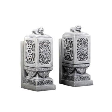 Imagem de Prateleiras vintage modernas terminam para livros desktop decorações de casa ornamentos suporte de livros armazenamento de arquivos hotel estante vintage prateleiras