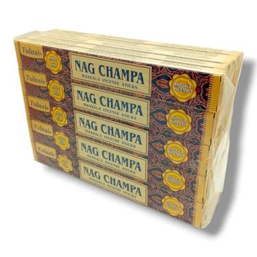 Imagem de Incenso Massala Tulasi Nag Champa Caixa Fechada 25un
