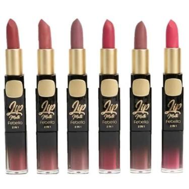 Imagem de Batom Duo Lip Matte A DBT6013 - Febella