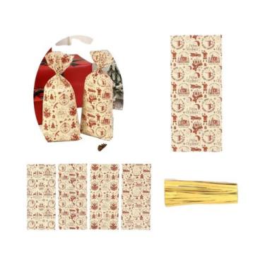 Imagem de Sacolas De Doces De Natal Embalagem De Biscoitos Do Papai Noel 25 50 1