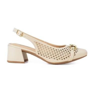 Imagem de Sapato Dakota Feminino de Salto Bloco D0082, Tule, 36