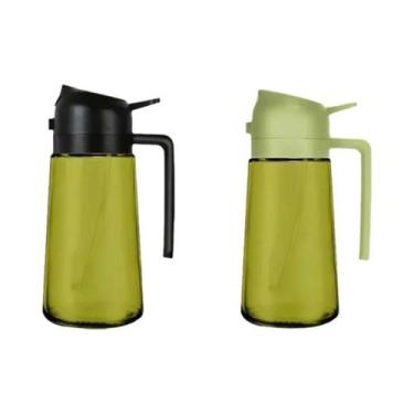 Imagem de Garrafa Dispensadora De Azeite Com Função Spray E Dosador Para Cozinha