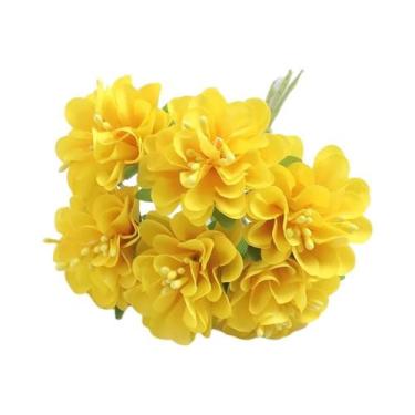 Imagem de Flores De Cravo Artificiais De 11CM, Conjunto Com 12 Peças Para Decora