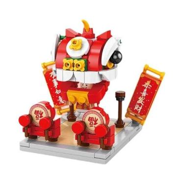 Imagem de Blocos De Construção LED Árvore Laranja Deus Da Riqueza, Brinquedos DI