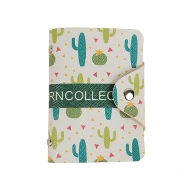 Imagem de Carteira feminina com 20 compartimentos para cartão de crédito com 20 compartimentos para cartão de presente, carteira com fecho de pressão para mulheres