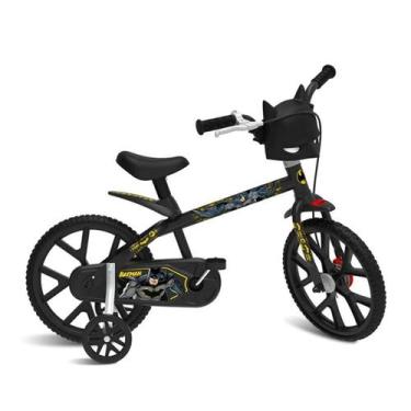 Imagem de Bicicleta Infantil Batman 4 A 6 Anos Aro 14 Com Máscara Removível Band