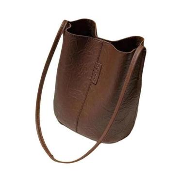 Imagem de Bolsa Feminina De Couro PU Estilo Fada Casual De Ombro Transversal Peq