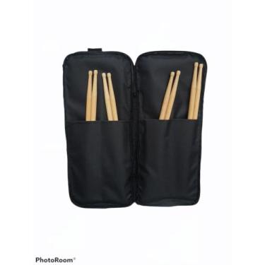 Imagem de Capa Para Baquetas De Extra Luxo Com 4 Bolsos Internos - j p bag