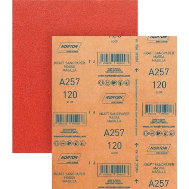 Imagem de Lixa Folha, Massa, A-257, Grão 120, Norton