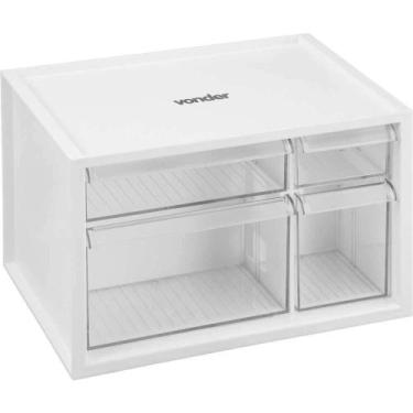 Imagem de Organizador Plástico com 4 Gavetas, OPV 0234, Vonder