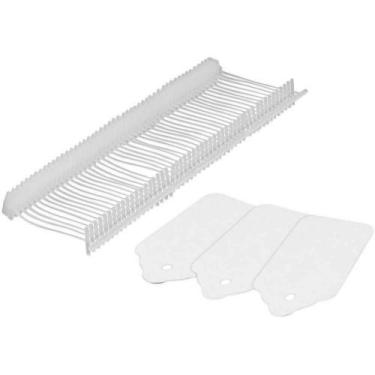 Imagem de Pino Plástico de 25 mm e Etiquetas Para Aplicador AEV 10, Caixa com 5.