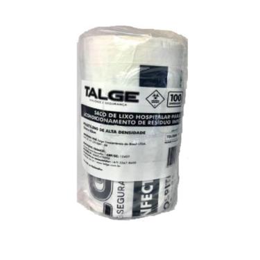 Imagem de Saco De Lixo Infectante 30 Litros Branco C/ 100 Ud Qualidade - Talge