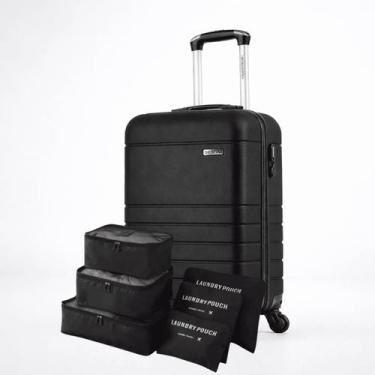 Imagem de Mala Bordo 10Kg Rodas Removíveis Sestini + Kit Organizador