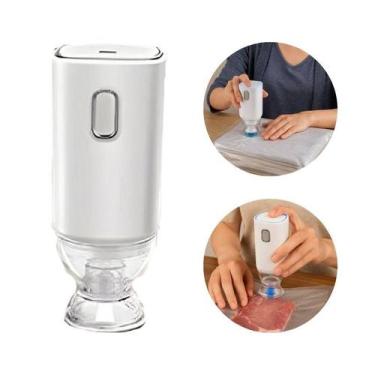 Imagem de Bomba de Vácuo para Preservar Alimentos Recarregável + Sacos - TOP RIO