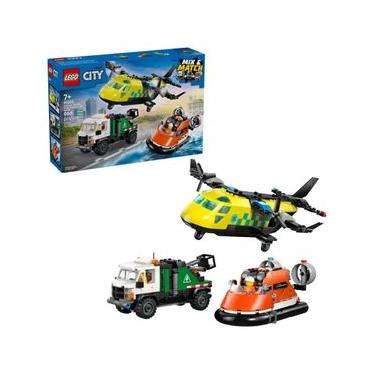 Imagem de AVIAO, CAMINHAO E HOVERCRAFT LEGO CITY REMIX 990 PEÇAS 60505